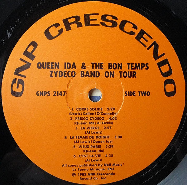 Queen Ida & The Bon Temps Zydeco Band* : On Tour (LP)