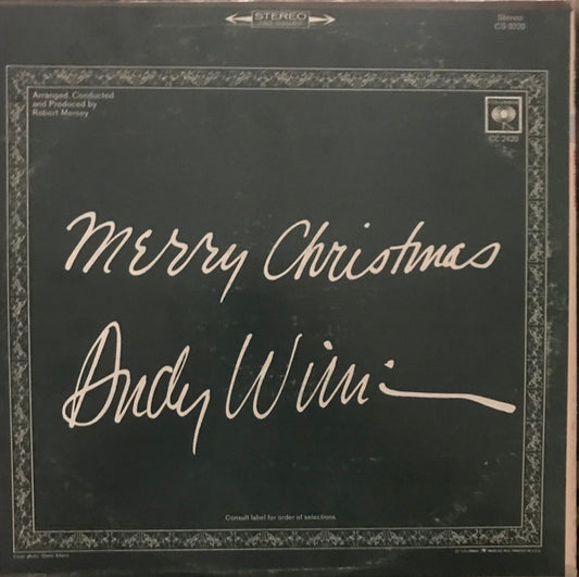 Andy Williams : Merry Christmas (LP, RE, Pit)