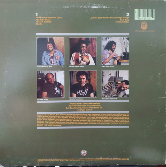 Stuff (2) : Live In New York (LP, Album, Jac)