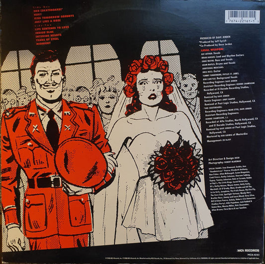 Legal Weapon : Life Sentence To Love (LP, Album, Pin)