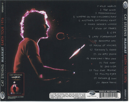 Cat Stevens : Majikat: Earth Tour 1976 (CD, Album)