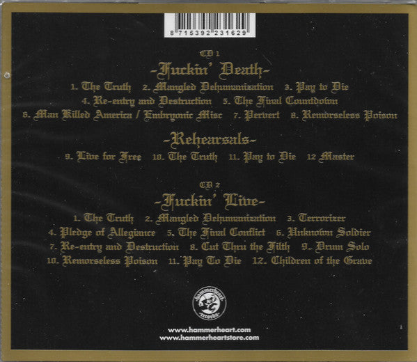 Death Strike : Fuckin' Death (2xCD, Album, RE)