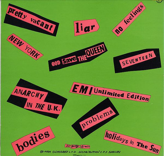 Sex Pistols : Never Mind The Bollocks Here's The Sex Pistols (LP, Album, RE)