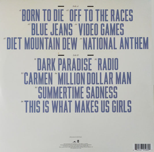 Lana Del Rey : Born To Die (LP, Album, RE, Opt)