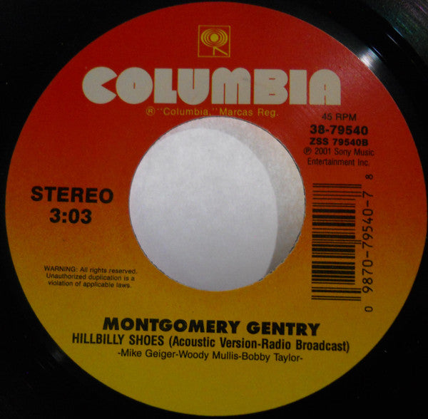 Montgomery Gentry : She Couldn't Change Me (7", Single)