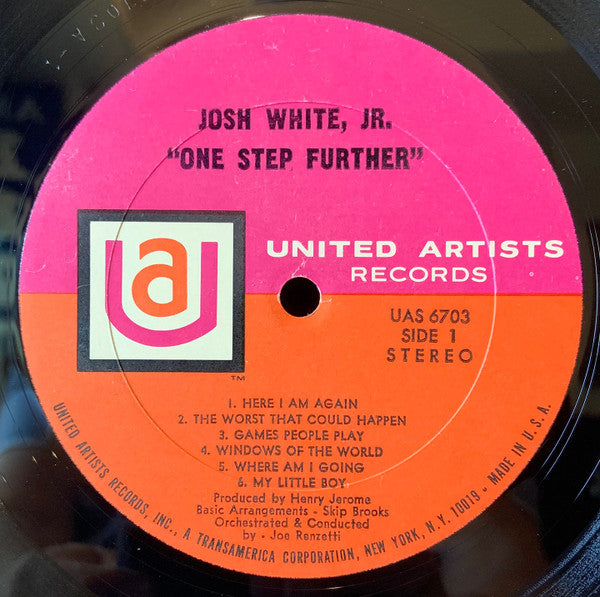 Josh White, Jr. : One Step Further (LP)
