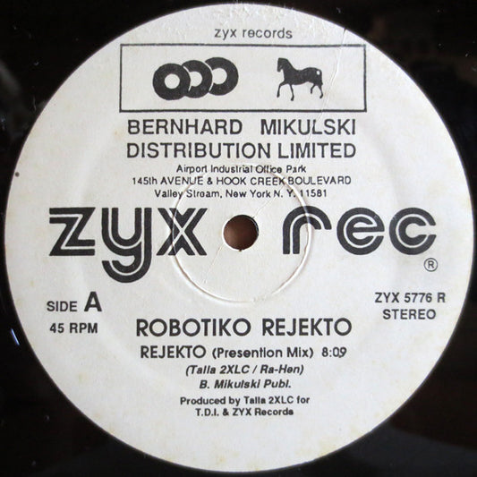 Robotiko Rejekto : Rejekto (12", Die)