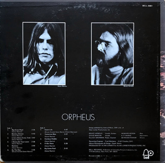 Orpheus (5) : Orpheus (LP, Album)