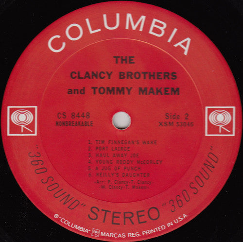 The Clancy Brothers And Tommy Makem* With Pete Seeger, Bruce Langhorne : A Spontaneous Performance Recording! The Clancy Brothers And Tommy Makem (LP, Album, RP)