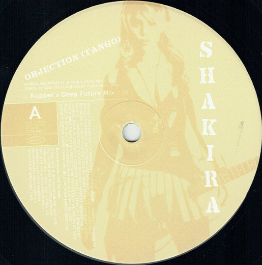 Shakira : Objection (Tango) Remixes By Eric Kupper (12", Single, Promo)