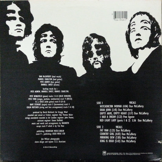 Nazareth (2) : Nazareth (LP, Album, RE)