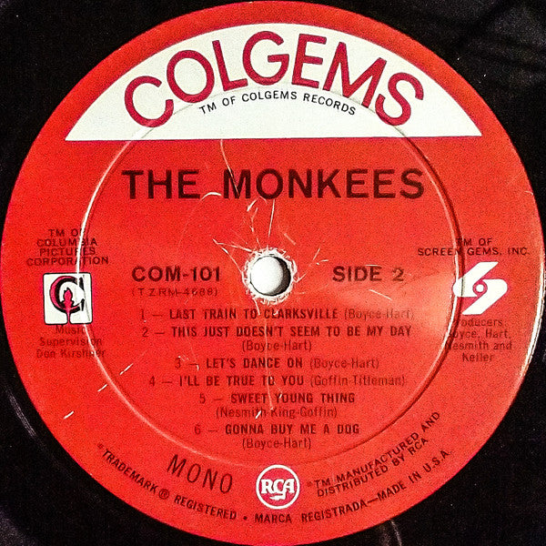 The Monkees : The Monkees (LP, Album, Mono, RE, Roc)