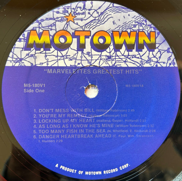 The Marvelettes : Greatest Hits (LP, Comp, RE)