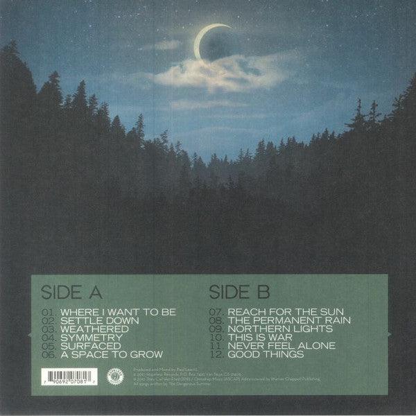 The Dangerous Summer : Reach for the Sun (LP, Album, Ltd, RP, Gre)