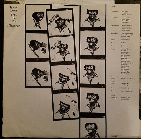 Tyrone Davis : Let's Be Closer Together (LP, Album, Promo)