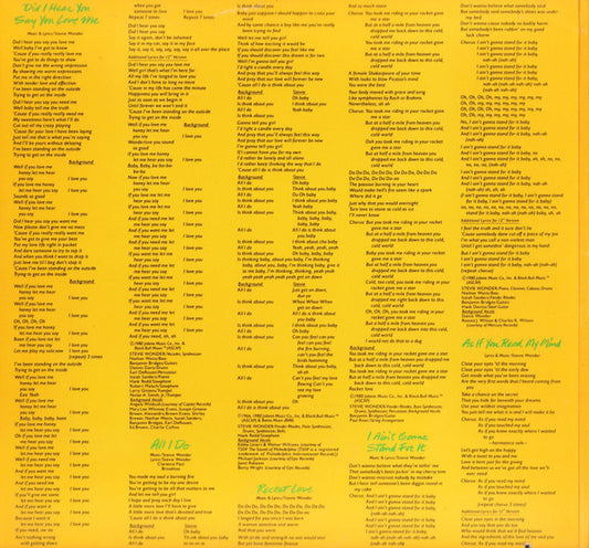 Stevie Wonder : Hotter Than July (LP, Album, RTI)