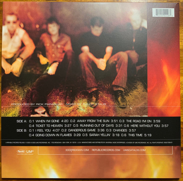 3 Doors Down : Away From The Sun (LP, Album, Ltd, RE, Ora)