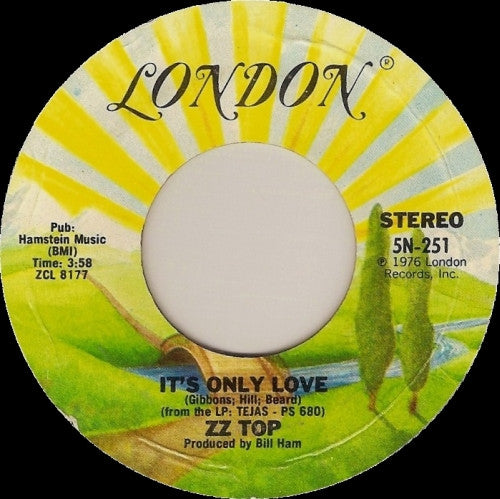 ZZ Top : Arrested For Driving While Blind (7", Single)