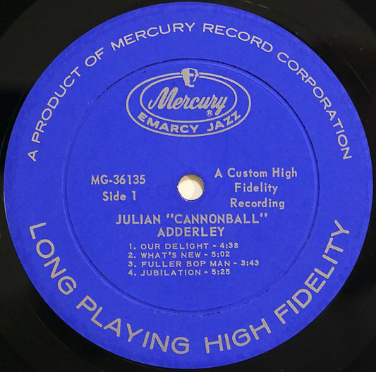 Julian "Cannonball" Adderley* : Cannonball's Sharpshooters (LP, Album, Mono)