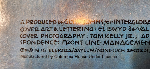 Eagles : Their Greatest Hits 1971-1975 (LP, Album, Comp, Club, RP, Emb)