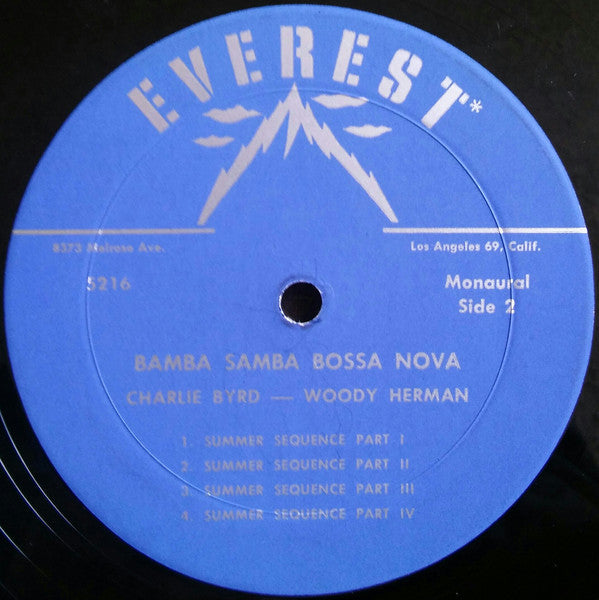 Charlie Byrd Featuring The Woody Herman Big Band : Bamba-Samba Bossa Nova (LP, Album)