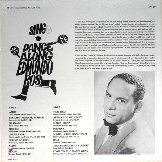 Edmundo Ros : Sing & Dance Along (LP, Album)