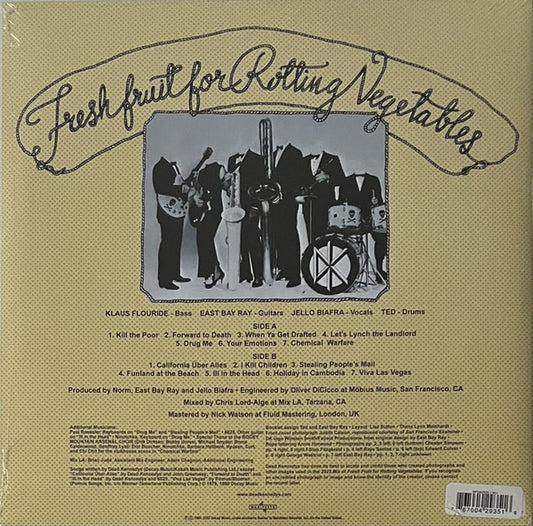 Dead Kennedys : Fresh Fruit For Rotting Vegetables (2022 Mix) (LP, Album, Ltd, RM, Gat)
