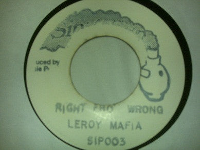 Leroy "Mafia" Heywood : Right From Wrong (7")