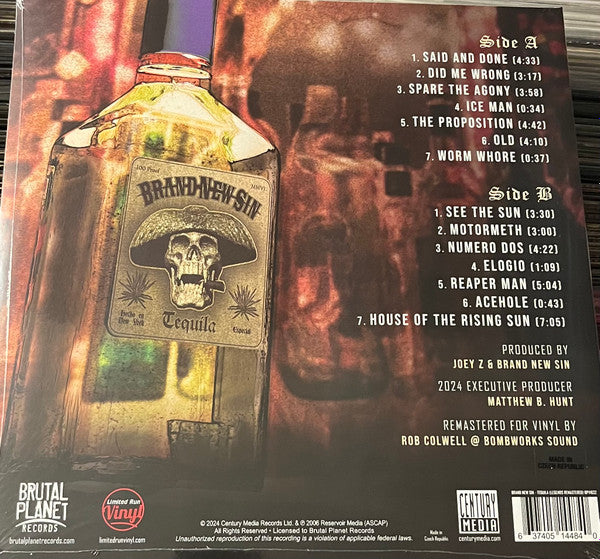 Brand New Sin : Tequila (LP, Album, Ltd, RE, Gol)