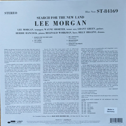 Lee Morgan : Search For The New Land (LP, Album, RE, 180)