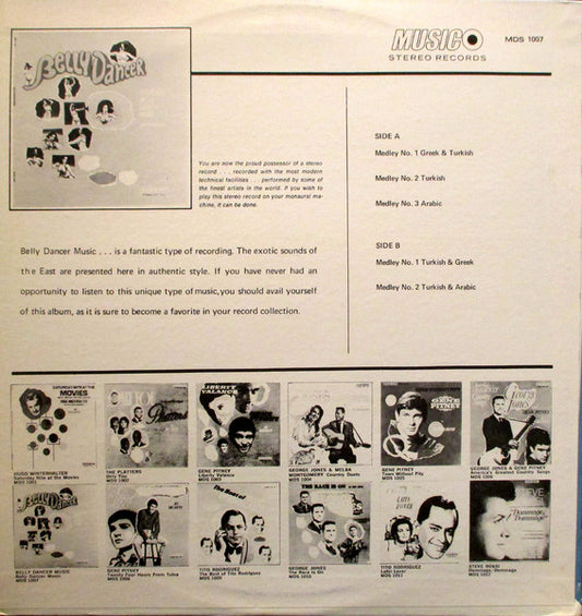 Unknown Artist : Belly Dancer: Authentic Belly Dancer Music (LP, Pin)