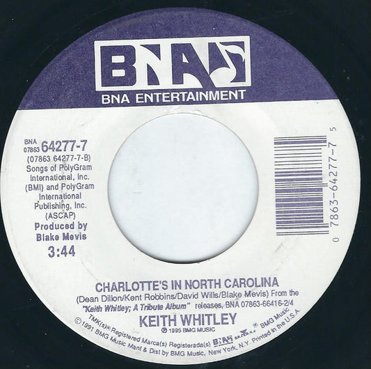 Alison Krauss & Union Station / Keith Whitley : When You Say Nothing At All (7")