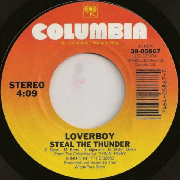 Loverboy : Lead A Double Life (7", Styrene, Pit)