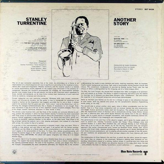 Stanley Turrentine : Another Story (LP, Album, Bla)
