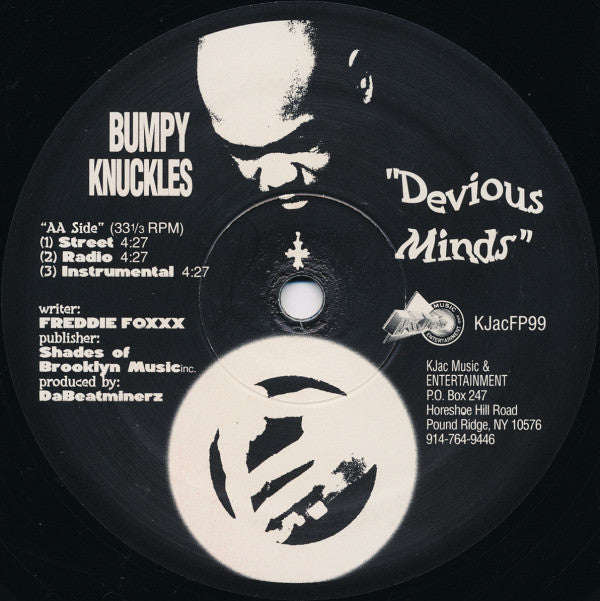 Bumpy Knuckles : A Part Of My Life / Devious Minds (12")