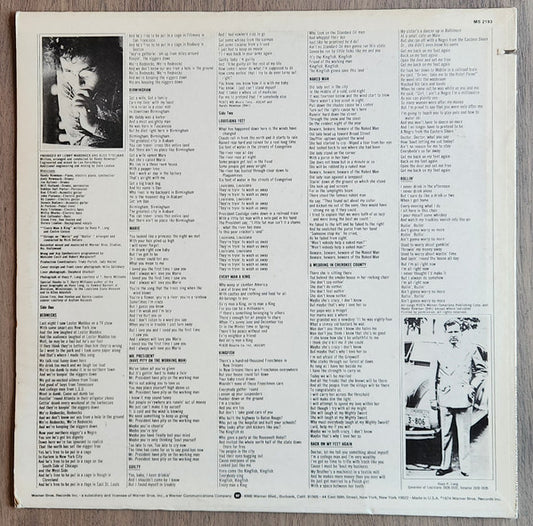 Randy Newman : Good Old Boys (LP, Album, RE, Win)