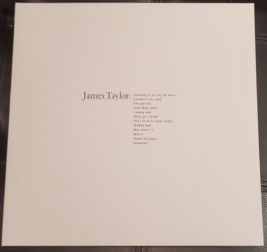 James Taylor (2) : James Taylor's Greatest Hits (LP, Comp, RM, 180)