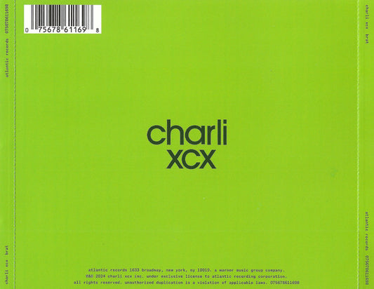 Charli XCX : Brat (CD, Album)
