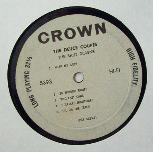 The Shut Downs (2) : The Deuce Coupes (LP, Mono)
