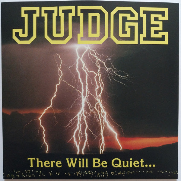 Judge : There Will Be Quiet... ...After The Storm (7", RP, Red)