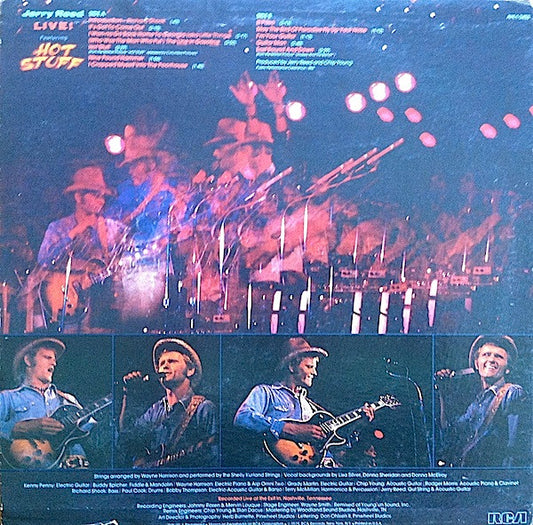 Jerry Reed Featuring Hot Stuff (4) : Live! (LP, Album)