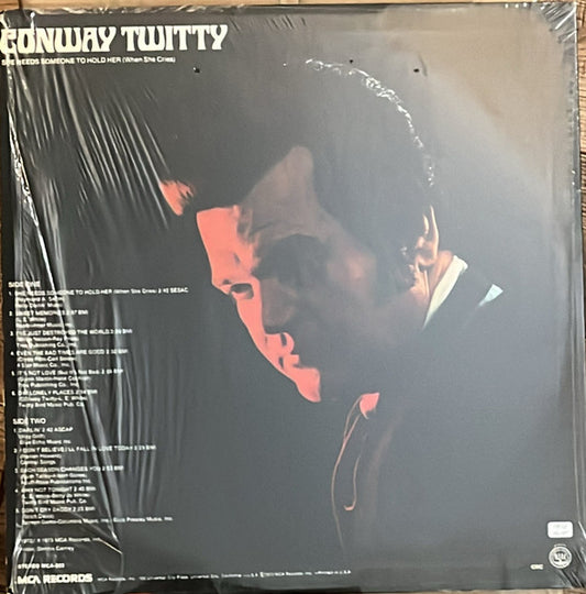 Conway Twitty : She Needs Someone To Hold Her (When She Cries) (LP, Album, Club)