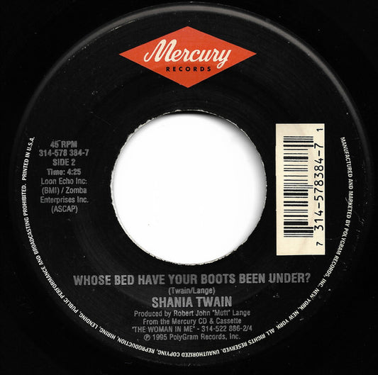 Shania Twain : Home Ain't Where His Heart Is (Anymore) (7")