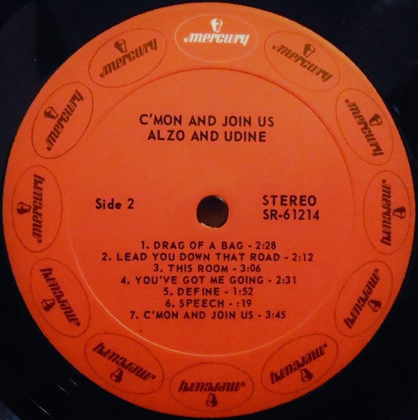 Alzo & Udine : C'mon And Join Us! (LP, Album)