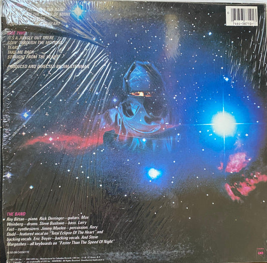 Bonnie Tyler : Faster Than The Speed Of Night (LP, Album, Pit)