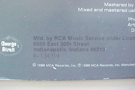 George Strait : #7 (LP, Album, Club, RCA)