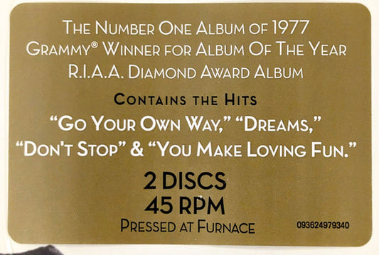 Fleetwood Mac : Rumours (2x12", Album, RE, RP, 180)