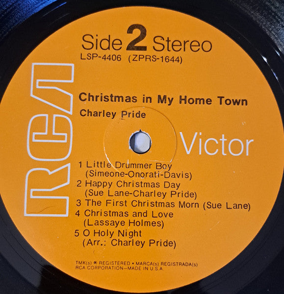 Charley Pride : Christmas In My Home Town (LP, Album)