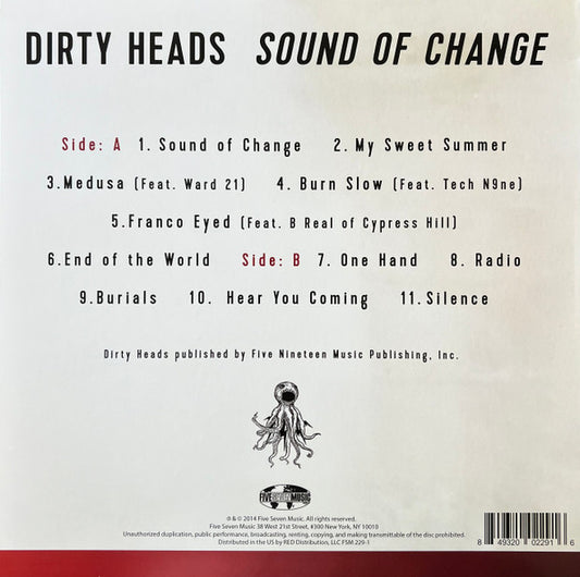 Dirty Heads* : Sound Of Change (LP, Album, RE)