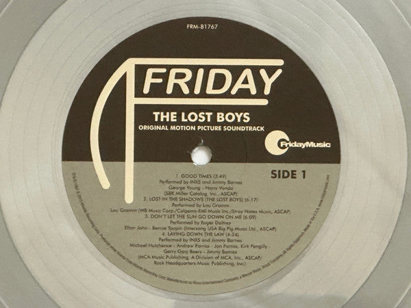 Various : The Lost Boys (Original Motion Picture Soundtrack) (LP, Ltd, RE, Sil)